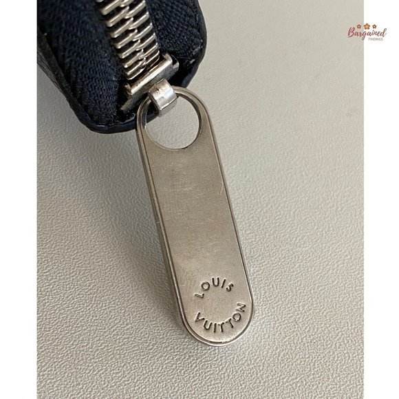 Authentic Louis Vuitton Damier Graphite Canvas Zippy Organizer Large Wallet - Picture 2 of 12